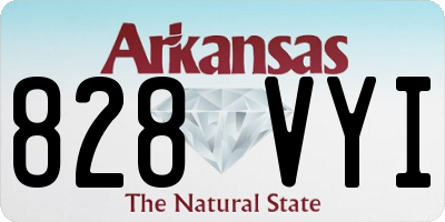 AR license plate 828VYI