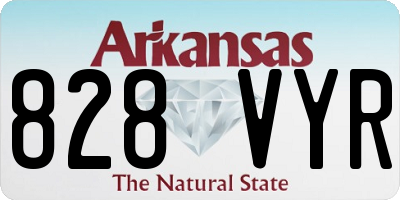 AR license plate 828VYR