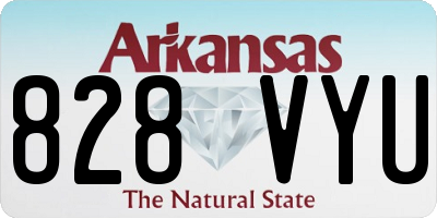 AR license plate 828VYU
