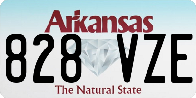 AR license plate 828VZE
