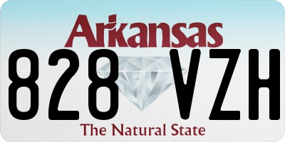 AR license plate 828VZH