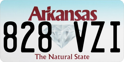 AR license plate 828VZI