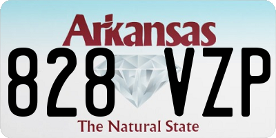 AR license plate 828VZP