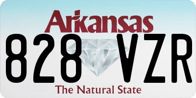 AR license plate 828VZR