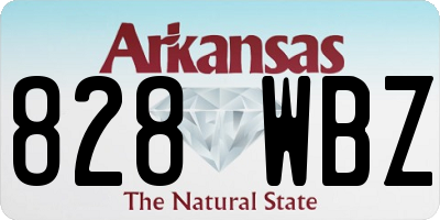 AR license plate 828WBZ