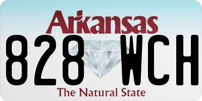AR license plate 828WCH