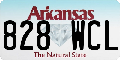 AR license plate 828WCL