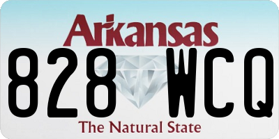 AR license plate 828WCQ