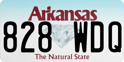 AR license plate 828WDQ