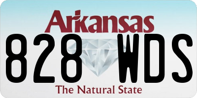 AR license plate 828WDS