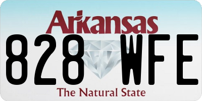 AR license plate 828WFE