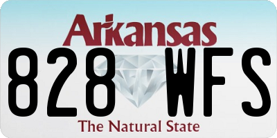 AR license plate 828WFS
