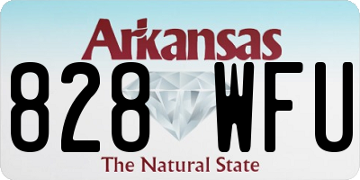 AR license plate 828WFU