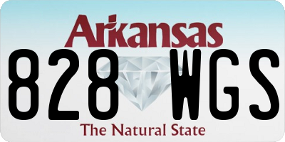 AR license plate 828WGS
