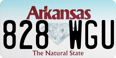 AR license plate 828WGU