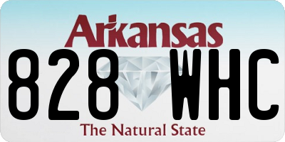 AR license plate 828WHC