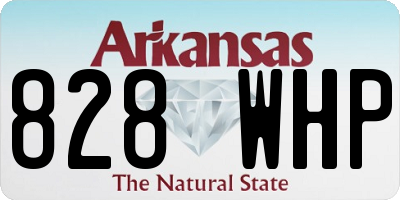 AR license plate 828WHP