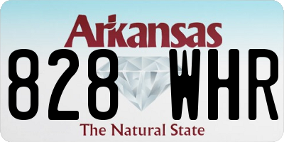AR license plate 828WHR