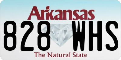 AR license plate 828WHS