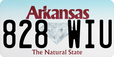 AR license plate 828WIU