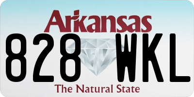 AR license plate 828WKL