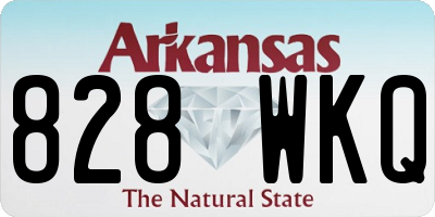 AR license plate 828WKQ