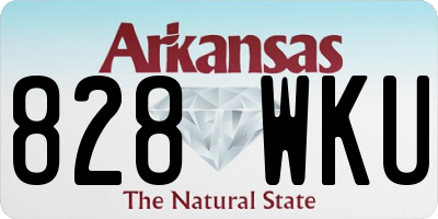 AR license plate 828WKU