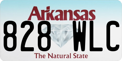 AR license plate 828WLC