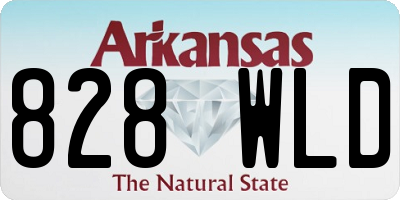 AR license plate 828WLD