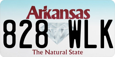 AR license plate 828WLK