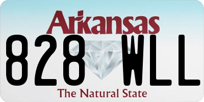 AR license plate 828WLL
