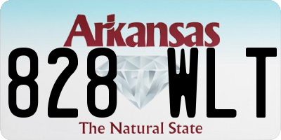 AR license plate 828WLT