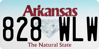 AR license plate 828WLW