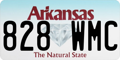 AR license plate 828WMC