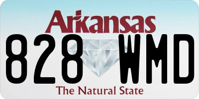AR license plate 828WMD