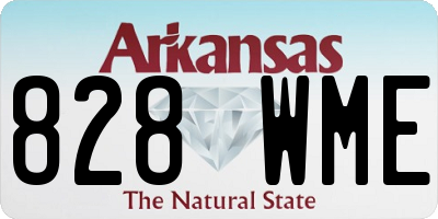 AR license plate 828WME