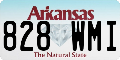AR license plate 828WMI