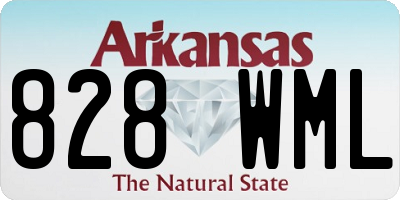 AR license plate 828WML