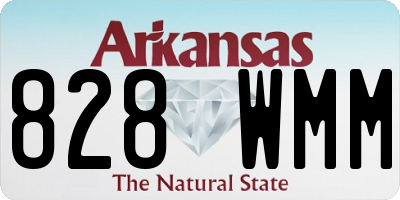 AR license plate 828WMM