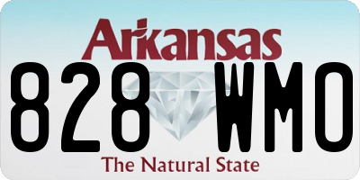 AR license plate 828WMO