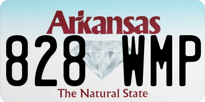 AR license plate 828WMP