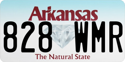 AR license plate 828WMR