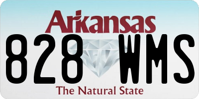 AR license plate 828WMS
