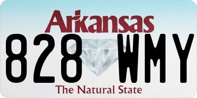 AR license plate 828WMY