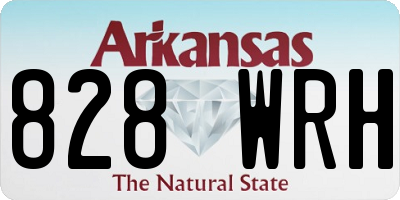 AR license plate 828WRH