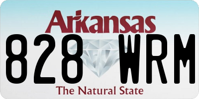 AR license plate 828WRM