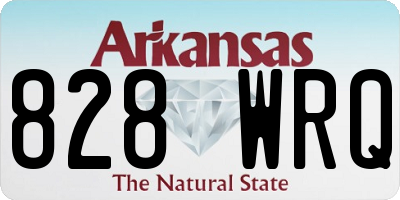 AR license plate 828WRQ