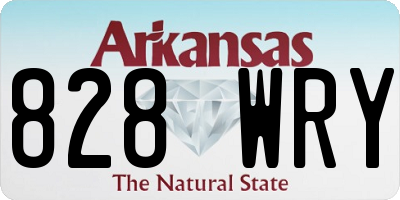 AR license plate 828WRY