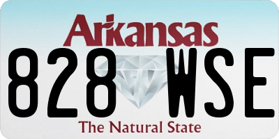 AR license plate 828WSE