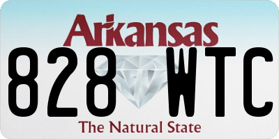 AR license plate 828WTC